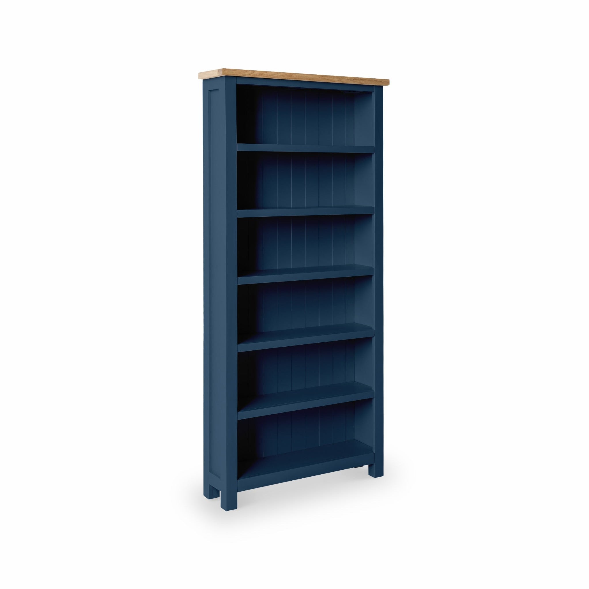 Bibliothèque à six panneaux en bois massif