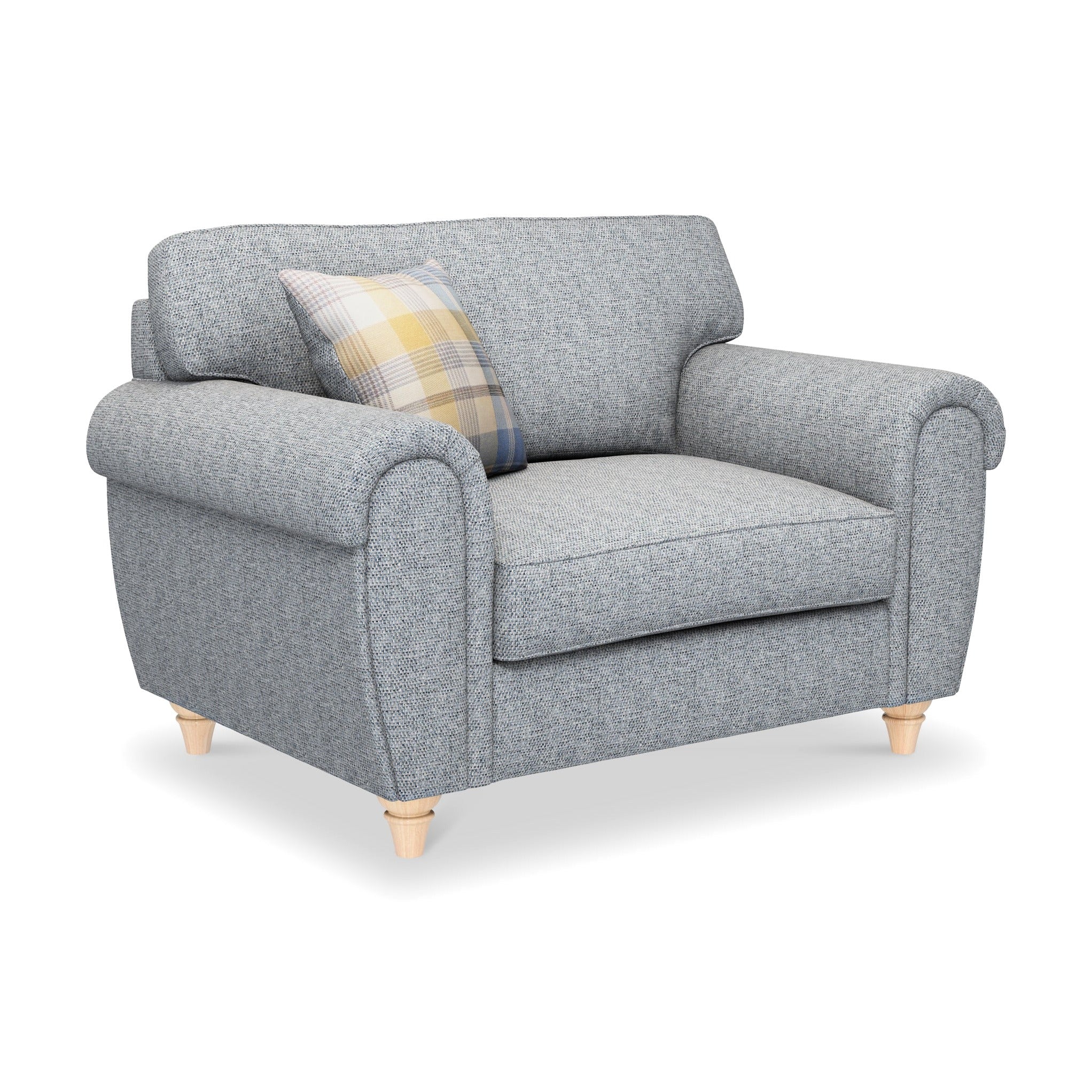 Fauteuil luxueux et confortable avec tissu haut de gamme